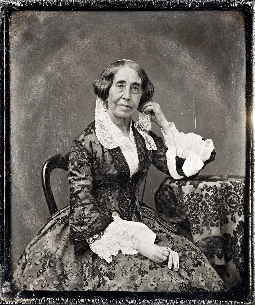 Mariquita Sánchez de Thompson. Autor desconocido, circa 1850. Daguerrotipo.